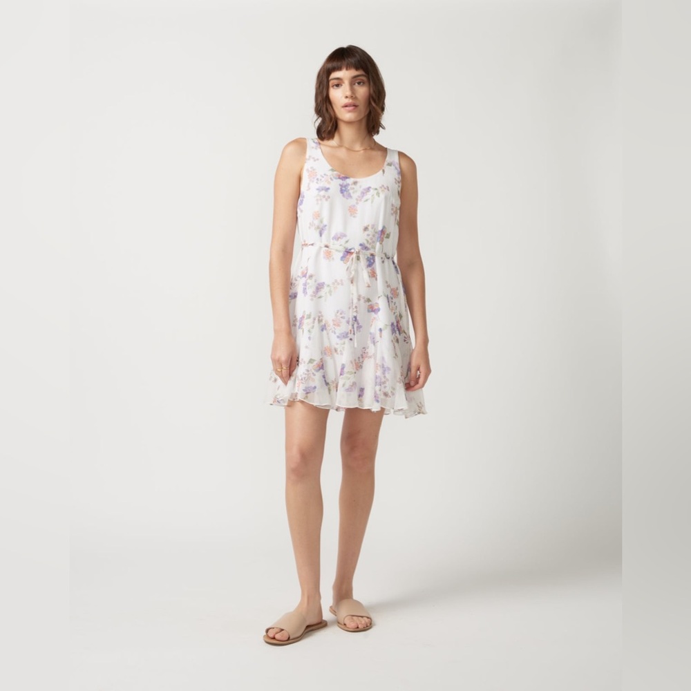 Anthropologie Self contrast Stacee Swing Mini Dress size small